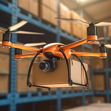 Technologie des drones en logistique aérienne